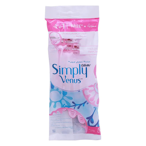 ماكينة حلاقة جيليت سيمبلي فينوس 4+1 للنساء