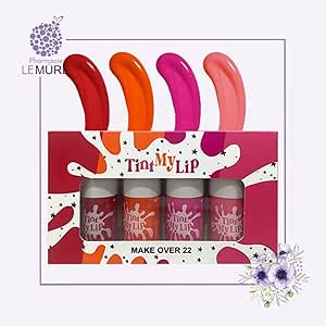 مجموعة ميك أوفر 22 لتلوين الشفاه - 4 قطع