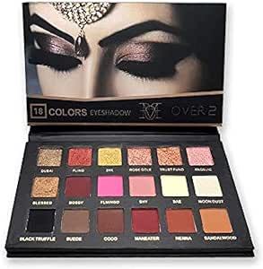 مجموعة ظلال العيون الجديدة من ميك أوفر 22، 18 لونًا