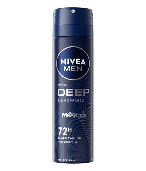 Nivea Deep Black carbon Dark Wood 150 Ml