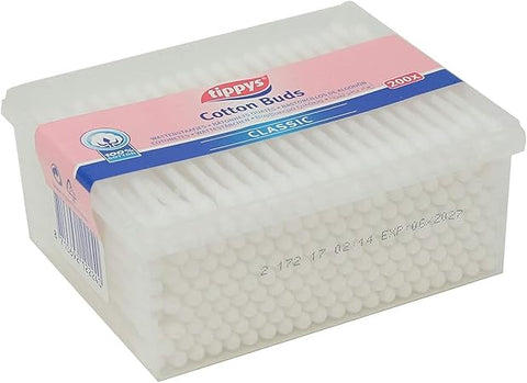 أعواد قطنية مربعة من تيبيز، 200 قطعة