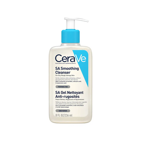 Cerave SA Smoothing Cleanser Sa Gel Nettoyant Anti Rugosites 236 Ml